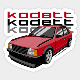 Kadett gsi oldtimer Sticker